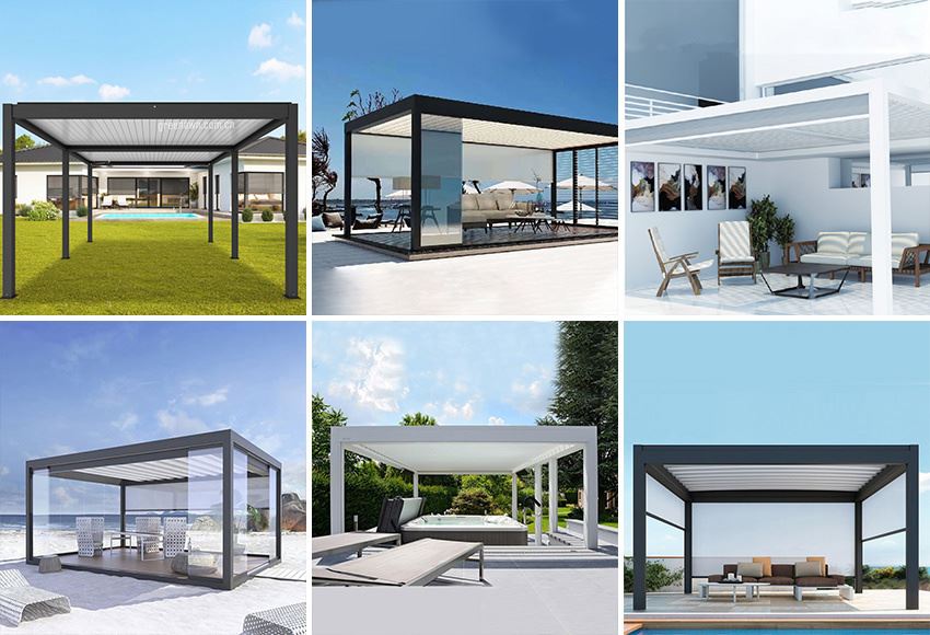 Motorised Aluminium Louvres