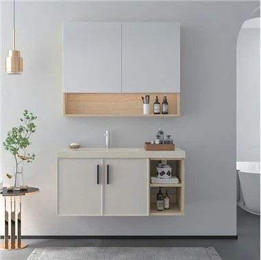 Kabinet Kamar Mandi Berwarna Terang